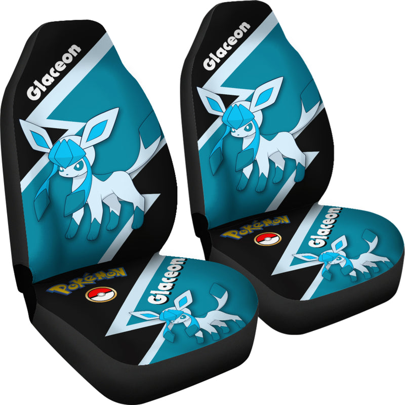 Glaceon Eevee Evolution Pokemon Premium Custom Car Seat Covers Decor Protectors Nearkii