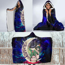 Spy.x.Family Love You To The Moon Galaxy Economy Hooded Blanket Nearkii
