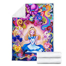 Alice In Wonderland Premium Blanket Nearkii