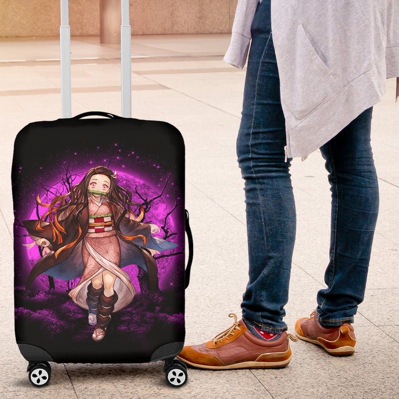 Nezuko Demon Slayer Moonlight Luggage Cover Suitcase Protector Nearkii