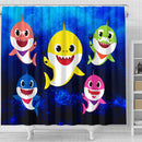 Baby Shark Shower Curtain Nearkii