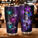 Best Custom Butterfly Faith Hope Love Personalized Tumbler Nearkii