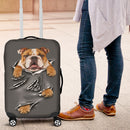 Bull Dog Hanging Luggage Cover Suitcase Protector Nearkii