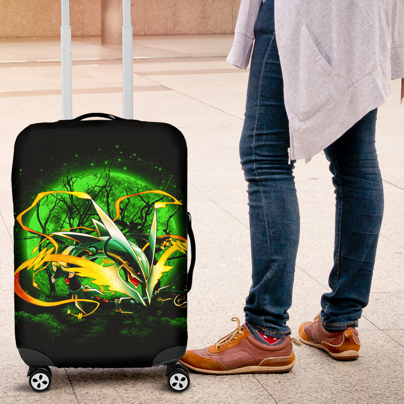 Mega X Rayquaza Moonlight Luggage Cover Suitcase Protector Nearkii