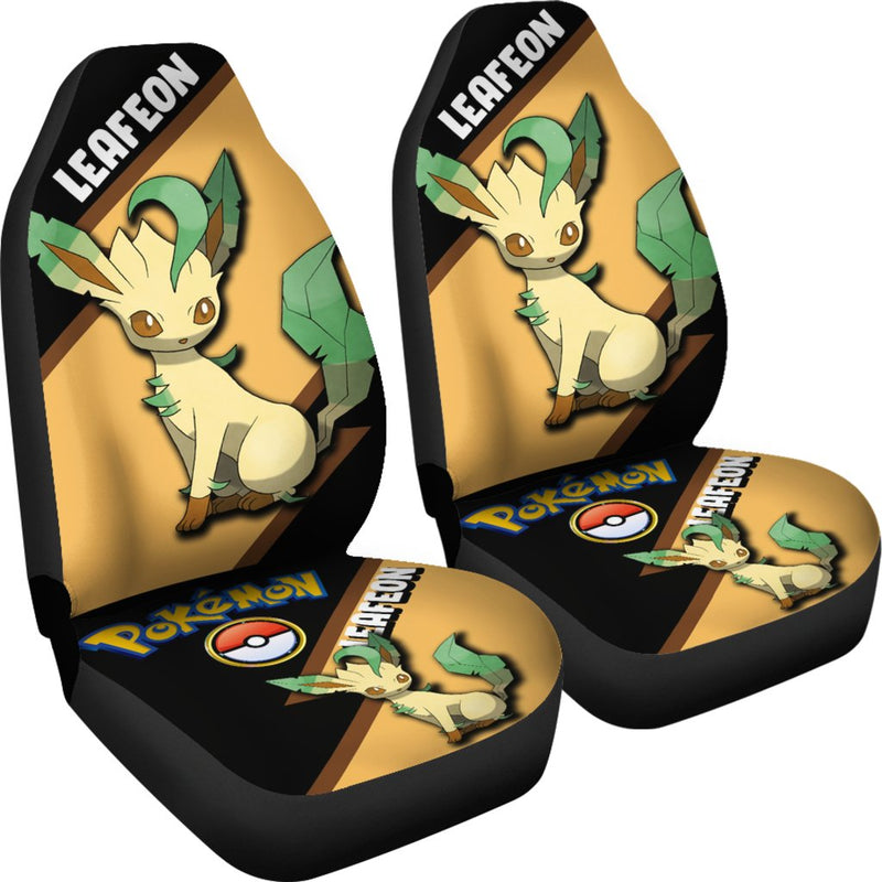 Leafeon Car Seat Covers Custom Anime Pokemon Car Accessories Nearkii