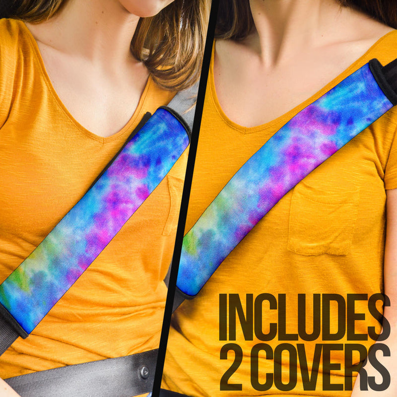 Tie Dye Colorful Premium Custom Car Seat Belt Covers Nearkii
