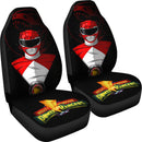 Red New Mighty Morphin Power Rangers Premium Custom Car Seat Covers Decor Protectors Nearkii