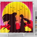 Inuyahsa Sunset Shower Curtain Nearkii