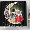 Inuyasha Kagome Shower Curtain Nearkii