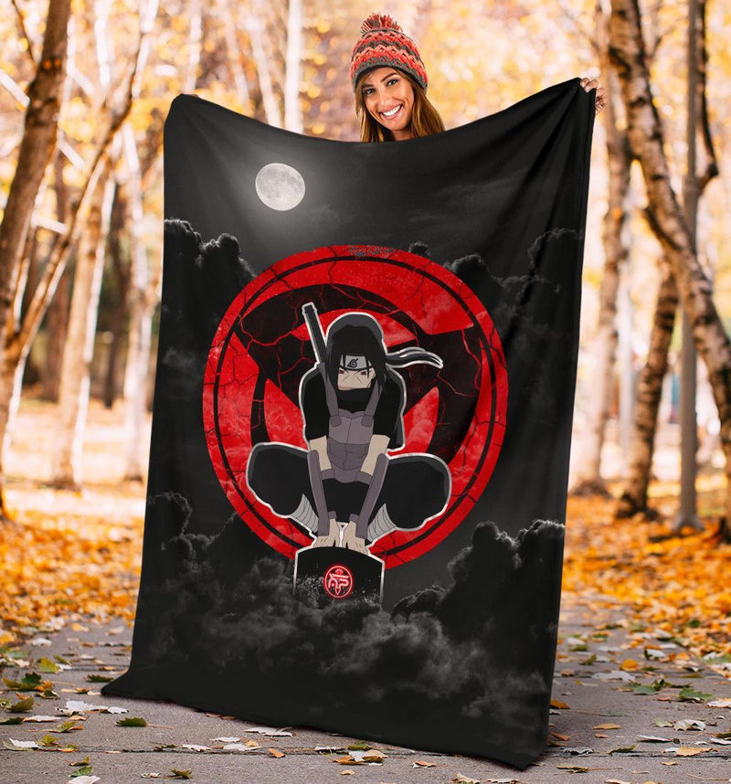 Itachi Anbu Sharingan Accessories Premium Custom Premium Blanket Nearkii