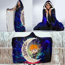 Hinata haikyuu Love You To The Moon Galaxy Economy Hooded Blanket Nearkii