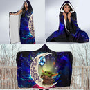 Baby Yoda Love You To The Moon Galaxy Economy Hooded Blanket Nearkii