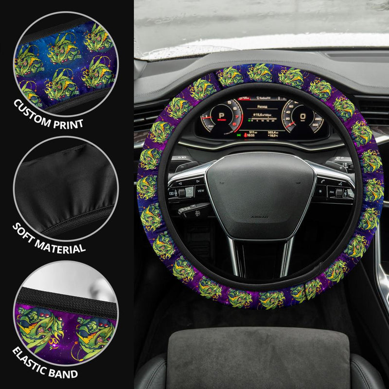 Rayquaza Pokemon Anime Custom Car Steering Wheel Cover Nearkii