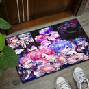 Ram And Rem Anime Girl Re Zero Doormat Nearkii