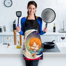 Nami One Piece Love You To The Moon Galaxy Custom Apron Best Gift For Anyone Who Loves Cooking Nearkii