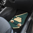 Snorlax Car Floor Mats Custom Anime Pokemon Car Interior Accessories Nearkii