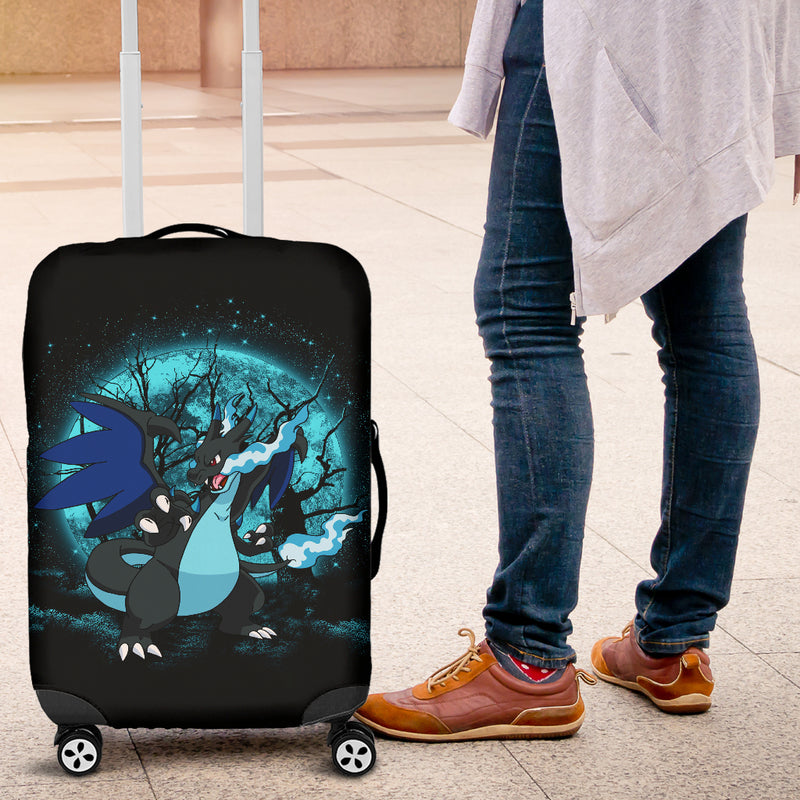 Charizard Mega X Moonlight Luggage Cover Suitcase Protector Nearkii