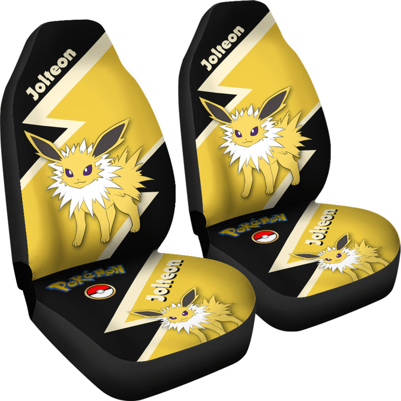 Jolteon Eevee Evolution Pokemon Premium Custom Car Seat Covers Decor Protectors Nearkii