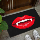 Lady Vampire Red Slip Horror Funny Doormat Nearkii