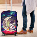Astronaut Chibi Love You To The Moon Galaxy Luggage Cover Suitcase Protector Nearkii