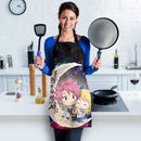 Natsu Fairy Tail Anime Love You To The Moon Galaxy Custom Apron Best Gift For Anyone Who Loves Cooking