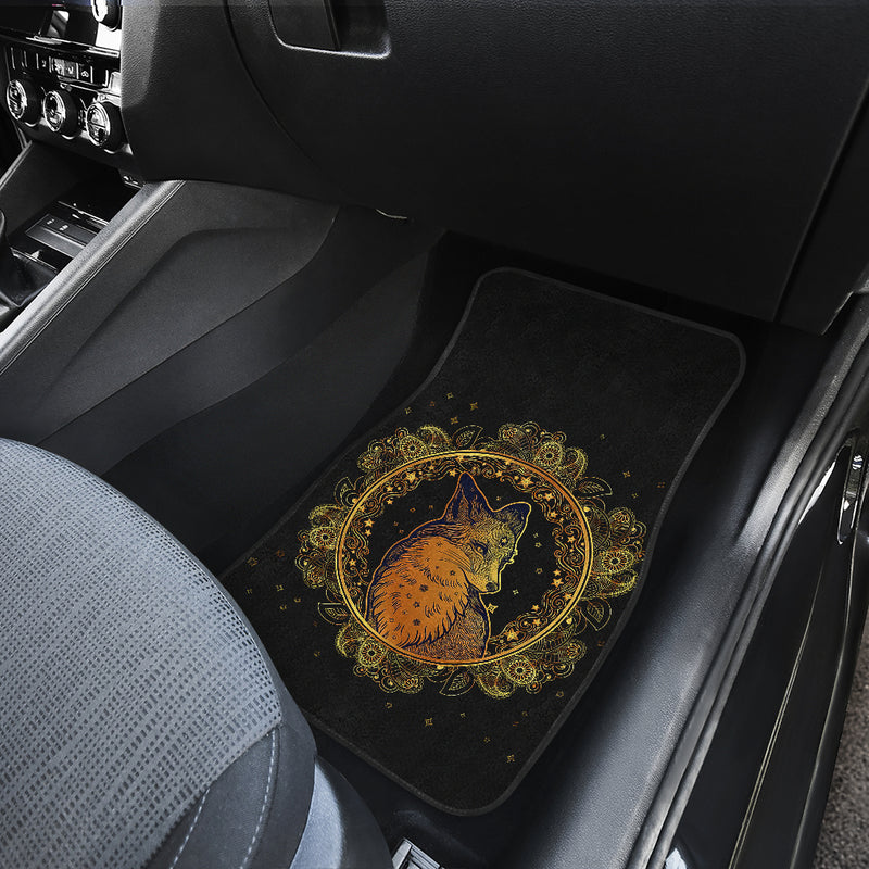 Mandala Fox Car Floor Mats Car Accessories Nearkii