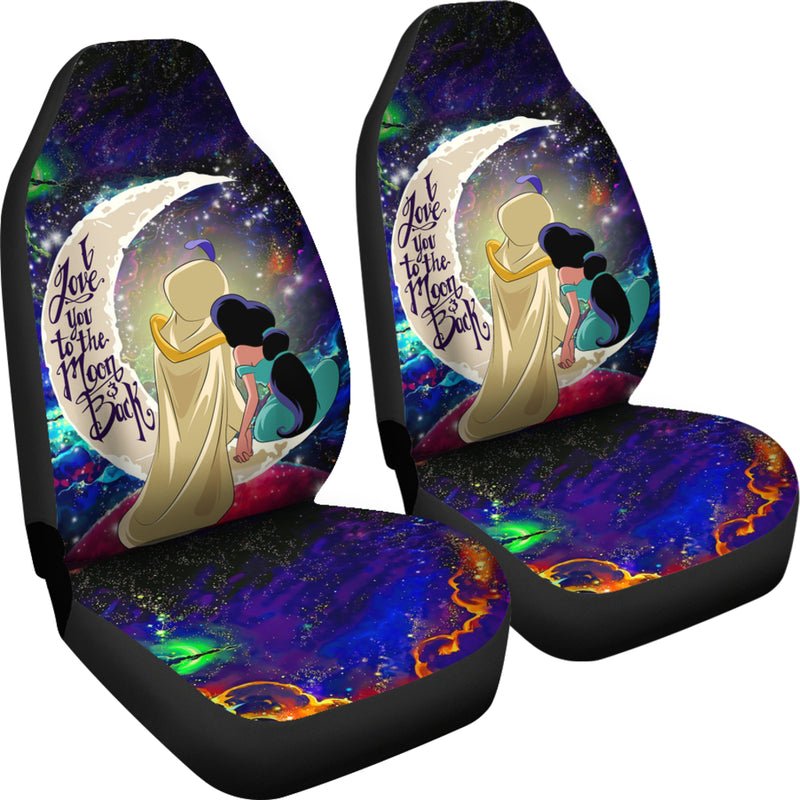 Aladin Couple Love You To The Moon Galaxy Car Seat Covers Nearkii