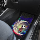 Jack Skellington Nightmare Before Christmas Love You To The Moon Galaxy Car Mats Nearkii