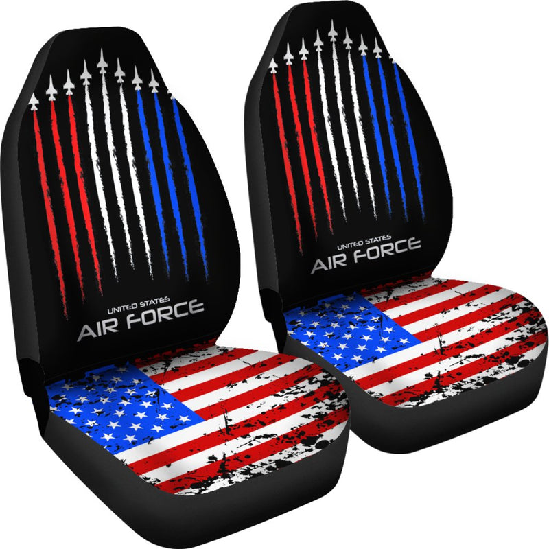 Best Air Force Us Veterans 4Th Of July Premium Custom Car Seat Covers Decor Protector Nearkii