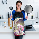 Pokemon Couple Mew Mewtwo Love You To The Moon Galaxy Custom Apron Best Gift For Anyone Who Loves Cooking