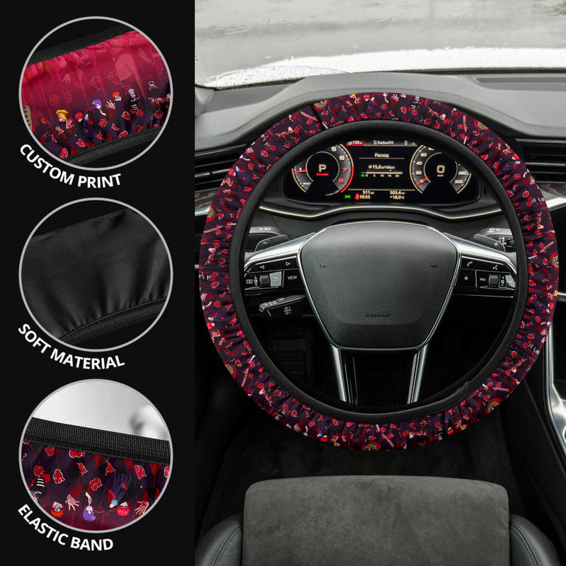 Akatsuki Team Premium Car Steering Wheel Cover Nearkii