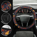 Black Panther Partern Premium Car Steering Wheel Cover Nearkii