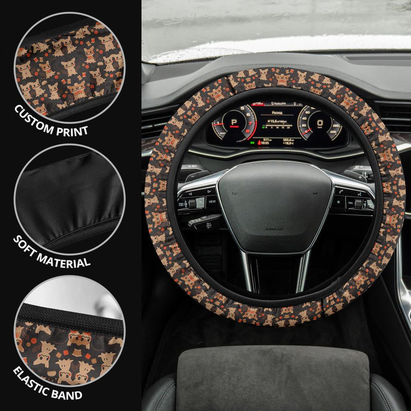 Mimikyu Pokemon Car Steering Wheel Cover Nearkii