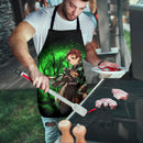 Tanjiro Moonlight Custom Apron Best Gift For Anyone Who Loves Cooking