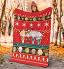 Red Golden Girls Christmas Blanket Amazing Gift Idea Nearkii