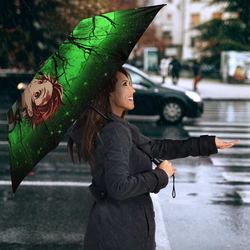 Tanjiro Demon Slayer Moonlight Umbrella Nearkii