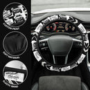 White Jeep Car Steering Wheel Cover Nearkii