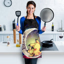 Pikachu Pokemon Sleep Love You To The Moon Galaxy Custom Apron Best Gift For Anyone Who Loves Cooking
