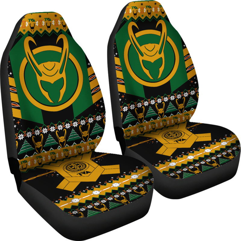 Loki Christmas Premium Custom Car Seat Covers Decor Protectors Nearkii