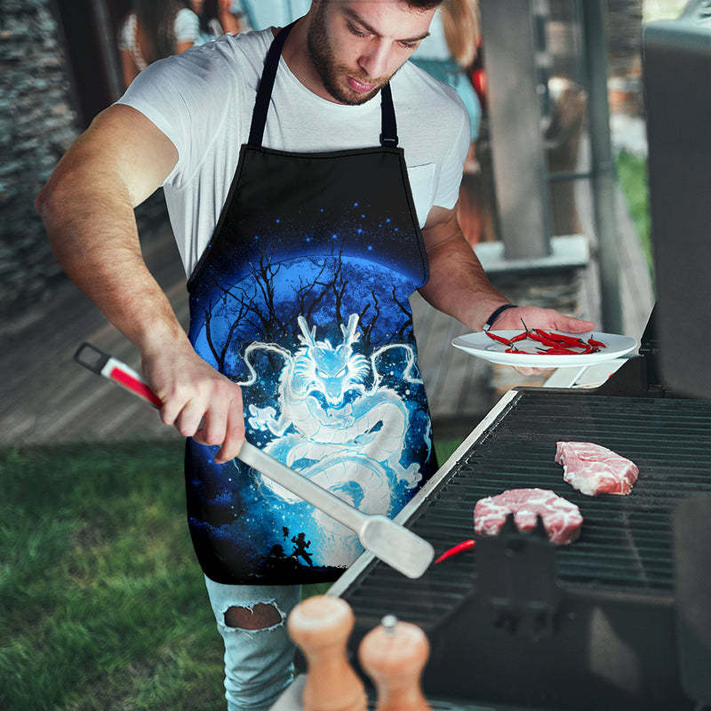 Shenron Dragon Ball Moonlight Custom Apron Best Gift For Anyone Who Loves Cooking Nearkii