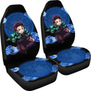 Tanjiro Cloud Demon Slayer Premium Custom Car Premium Custom Car Seat Covers Decor Protectors Decor Protector Nearkii