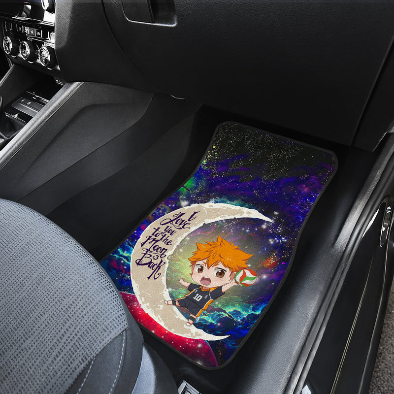 Hinata Haikyuu Love You To The Moon Galaxy Car Mats Nearkii