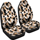 Best Painting Cheetah Print Premium Custom Car Seat Covers Decor Protector Nearkii