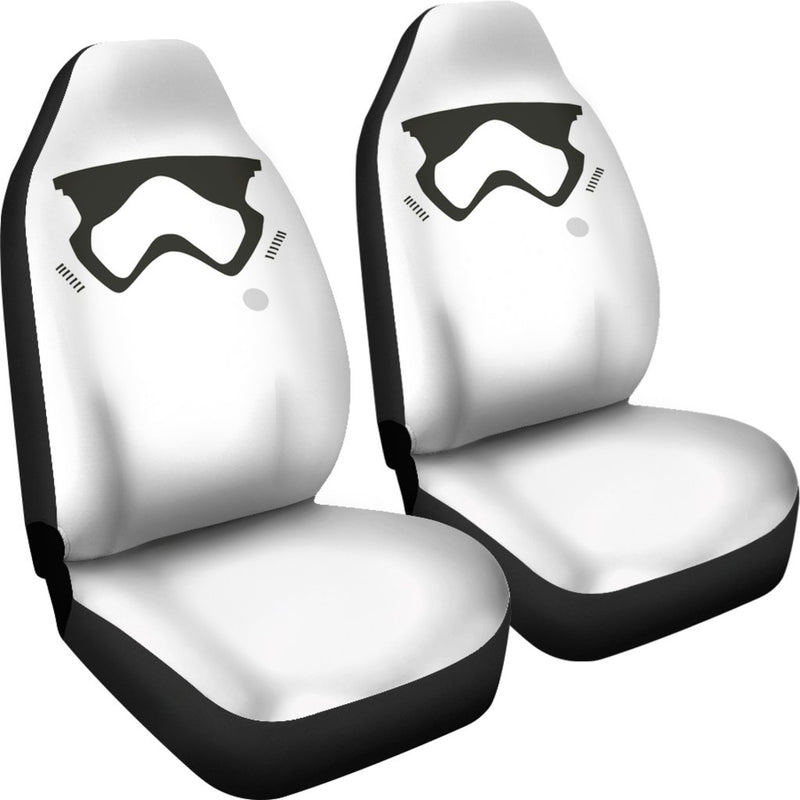 Stormstrooper Face Premium Custom Car Seat Covers Decor Protectors Nearkii