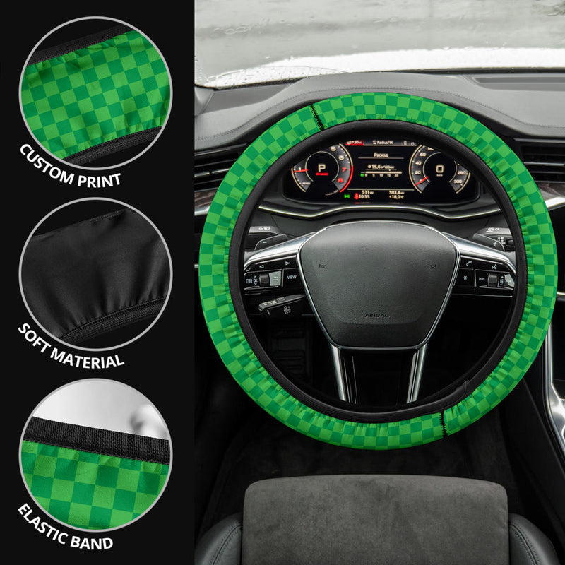 Caro Green Premium Car Steering Wheel Cover Nearkii