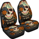 Skull Mandala I Do What I Want Car Seat Cover Nearkii