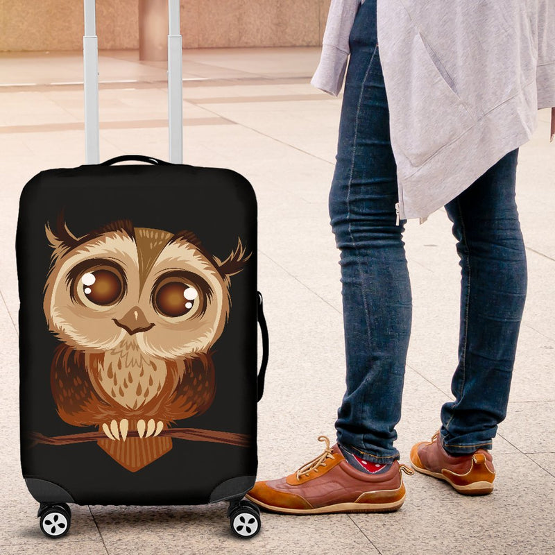 Owl Travel Luggage Cover Suitcase Protector 1 Nearkii