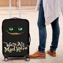 Cheshire Cat Alice In Wonderland Travel Luggage Cover Suitcase Protector Nearkii