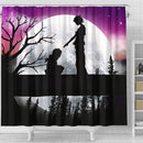 My Hero Academia Moon Night Shower Curtain Nearkii