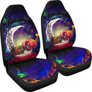 Mareep Pokemon Love You To The Moon Galaxy Premium Custom Car Seat Covers Decor Protectors Nearkii